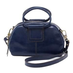 HOBO Sheila Small Satchel Denim Vintage Hide Leather